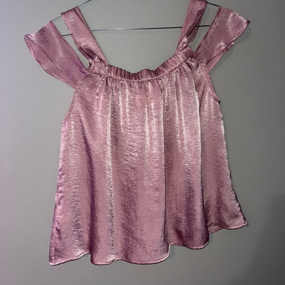 NEW WITH TAGS Everly Double-Strapped Pink Tank Top Medium - Picture 5 of 5